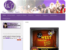 Tablet Screenshot of hawaiichildrenstheatre.org